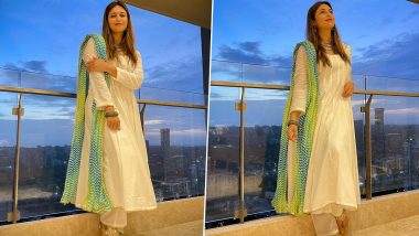 Divyanka Tripathi Looks Graceful In an All-White Ethnic Suit Paired With Bandhani Dupatta, Shares Stunning Pics