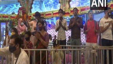 Janmashtami 2021: Punjabi Bagh's ISKCON Temple Celebrates Lord Krishna Birth Anniversary Amid COVID-19 Restrictions