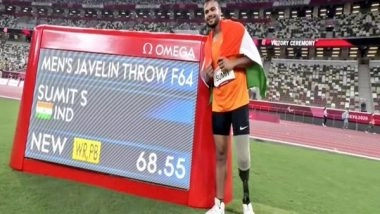 Sports News | Tokyo Paralympics: World Record Has Been Broken, Sumit's Feat is Inspirational, Says Anurag Thakur