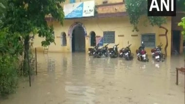 India News | Rajasthan: Rainwater Enters Chhipabarod Police Station After Heavy Downpour