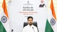 Sports News | Sports Minister Anurag Thakur Launches Paralympic Theme Song