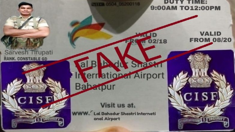CISF Cautions People Against Fraudsters Posing As Its Staffers