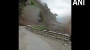 India News | Nahan-Kumarhatti Road on NH 907 in HP Blocked Due to Massive Landslide