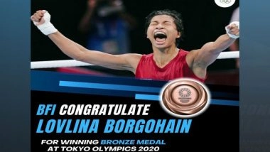 Sports News | Tokyo Olympics: Anurag Thakur and Kiren Rijiju Praise Lovlina Borgohain After Boxer Wins Bronze