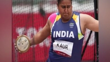 Sports News | Tokyo Olympics: India Discus Thrower Kamalpreet Kaur Puts on Spirited Show, Finishes 6th in Final