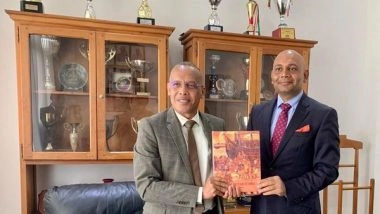 World News | Indian Envoy Meets Madagascar Defence Minister, Discusses Issues of Mutual Interest