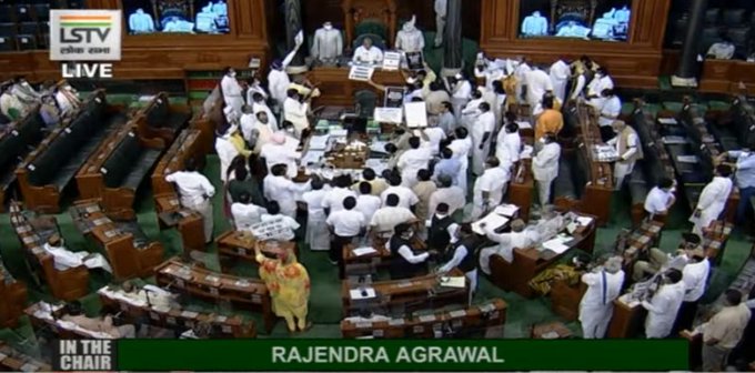 India News | Monsoon Session: LS Adjourned Till 2 Pm Amid Opposition Uproar