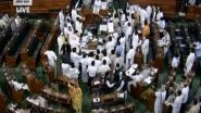 India News | Monsoon Session: LS Adjourned Till 4 Pm Amid Sloganeering by Opposition MPs