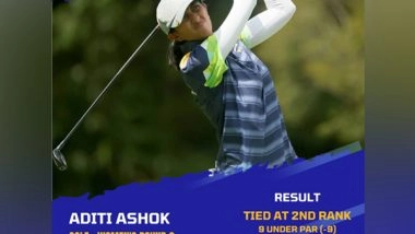 Sports News | Tokyo Olympics: Golfer Aditi Ashok Tied on 2nd After Two Rounds, in Contention for Podium Finish