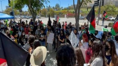 World News | Afghan Women in Los Angeles Hold Protest Against Taliban's Brutalities in Afghanistan