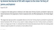 World News | India Slams OIC for Reference to J-K, Says Its Secretariat Should Refrain from Allowing Vested Interests to Exploit the Platform