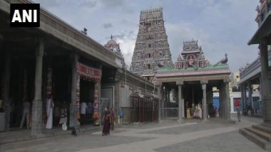 India News | Tamil Nadu Minister Launches Tamil Archanai Scheme at Kapaleeswarar Temple