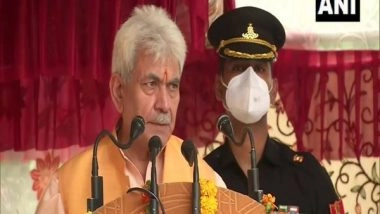 India News | No Place for Violence in J-K, Terrorists Won't Be Spared: LG Sinha Day After Cop Killed in Kulgam