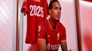 Sports News | Virgil Van Dijk Extends Stay with Liverpool FC, Signs Contract Extension Until 2025