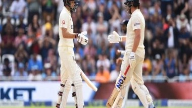 Sports News | Eng Vs Ind, 2nd Test: Root, Bairstow Put Hosts in Driving Seat (Lunch, Day 3)