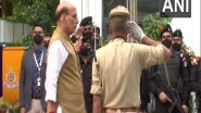 India News | Rajnath Singh Hoists National Flag at His Residence in Delhi