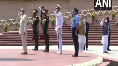 India News | I-Day: President Kovind Pays Homage to Martyrs at National War Memorial