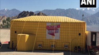 India News | Ladakh Gets Its First Highest Mobile Theatre in World at Altitude of 11,562 Ft