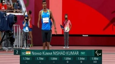 Sports News | Hope This Silver Medal Encourages More Para-athletes to Follow Their Passion: Nishad Kumar