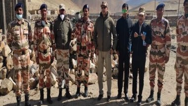 India News | MoS Home Visits ITBP Border Outpost in Ladakh, Interacts with Officers
