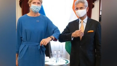 World News | FM Jaishankar, Estonia Counterpart Exchange Views on Afghan Crisis