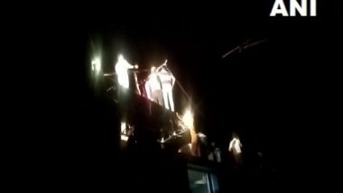 India News | Train Hits Animal Near Uttar Pradesh's Jhinjhak Station, Rail Movement Affected