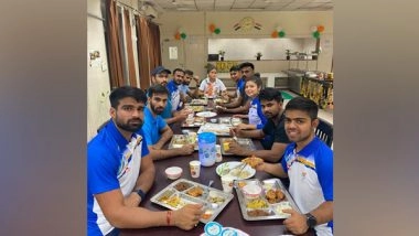 Sports News | Tokyo Paralympics: SAI Hosts Dinner for Indian Contingent, Gives Warm Send-off