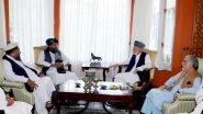 World News | Abdullah Abdullah, Hamid Karzai Meet Taliban Acting Kabul Governor, Discuss Situation in Afghan Capital