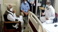 India News | Haryana CM Visits Anil Vij at PGI to Enquire About His Health