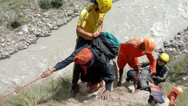 India News | SDRF Rescues over 200 People After Landslide in Uttarakhand's Chamoli