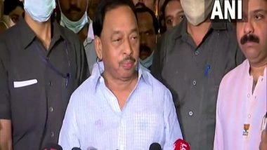 India News | Maharashtra: Union Minister Narayan Rane Booked for 'derogatory Remarks' Against Uddhav Thackeray