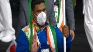 Sports News | Tokyo Paralympics: Javelin Thrower Tek Chand Lead India's Charge During Opening Ceremony