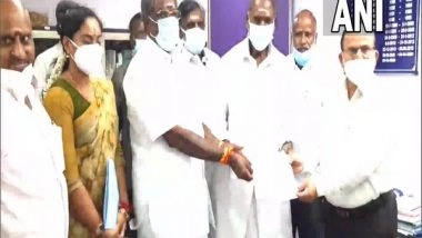 India News | AINRC Leader Rajavelu Files Nomination for Assembly Deputy Speaker Election in Puducherry