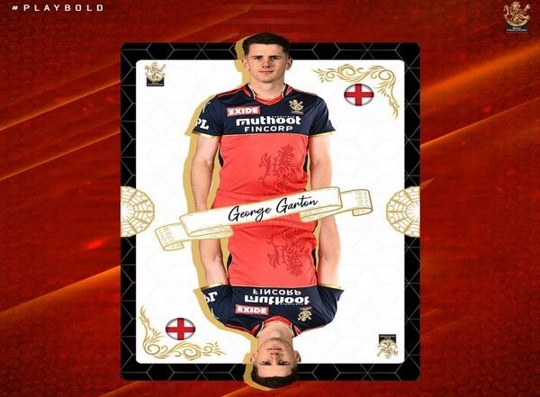Sports News | IPL 2021: RCB Name George Garton as Replacement for Kane Richardson