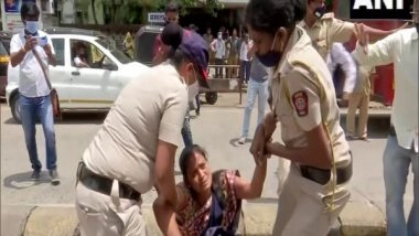 India News | Vidarbha Jan Andolan Samiti Workers Detained in Nagpur While Protesting Fuel Price Hike