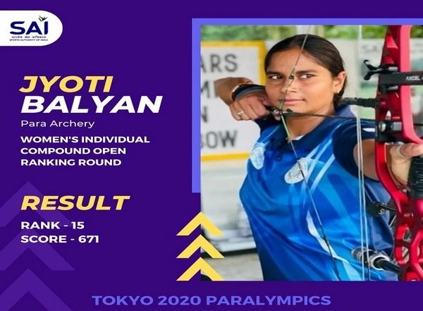 Sports News | Tokyo Paralympics: Jyoti Balyan Finishes 15th in Compound Open Ranking Round