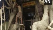 India News | Kolkata: Idol Makers of Kumartuli Hopeful for Better Business This Durga Puja