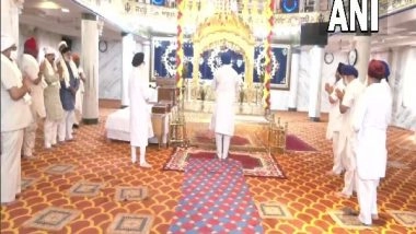 India News | 'Sukran Ki Ardaas' Offered at Delhi Gurudwara After Safe Arrival of 3 Swaroops of Guru Granth Sahib from Afghanistan