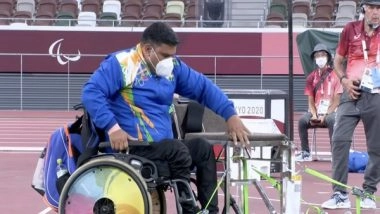 Sports News | Tokyo Paralympics: Tek Chand Finishes 8th in Men's Seated Shot Put Final