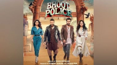 Entertainment News | Saif Ali Khan, Arjun Kapoor Team Up to Tackle Superstition in Spooky Trailer of 'Bhoot Police'