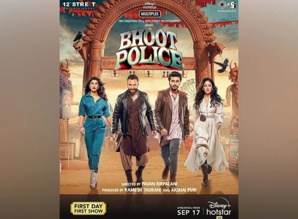 Entertainment News | Saif Ali Khan, Arjun Kapoor Team Up to Tackle Superstition in Spooky Trailer of 'Bhoot Police'