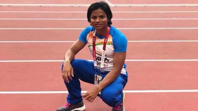 Dutee Chand at Tokyo Olympics 2020, Athletics Live Streaming Online: Know TV Channel & Telecast Details for Women's 200m Round 1-Heat 4 Race Coverage