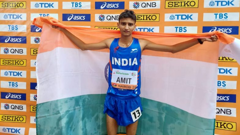 Amit Kumar Wins Historic Silver Medal for India in 10,000m Race Walk at World Athletics U20 Championships