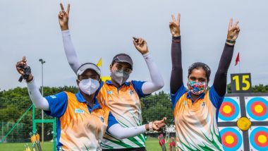 India Win Gold in Compound Cadet Women's Team Event at World Archery Youth Championships