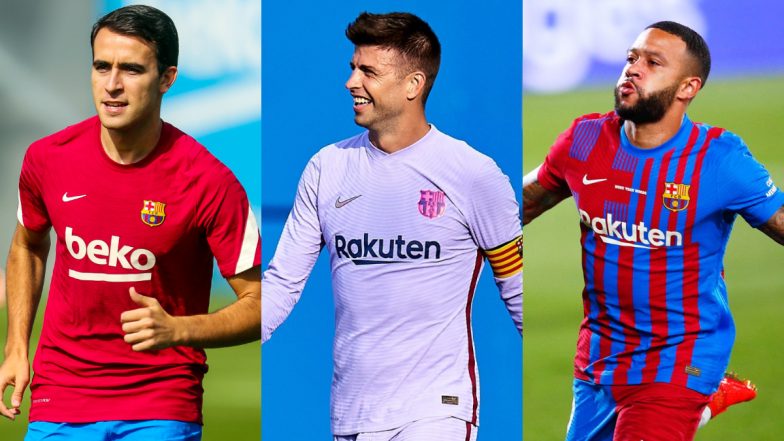 Barcelona Complete Registrations of Memphis Depay, Eric Garcia and Rey Manaj After Gerard Pique Agrees To Take Pay Cut Ahead of La Liga 2021–22 Season
