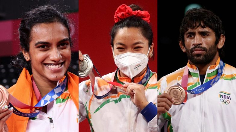 PV Sindhu, Mirabai Chanu, Bajrang Punia and Mary Kom Catch Up With Fans ...