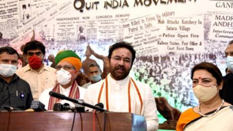 G Kishan Reddy Inaugurates Exhibition on 'Azadi Ka Amrit Mahotsav' on Its 79th Anniversary