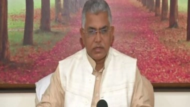 India News | Dilip Ghosh Lashes out at Mamata Banerjee for Accusing Shah of Orchestrating Attack on TMC Workers in Tripura