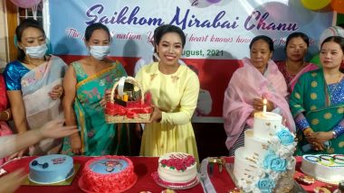 Mirabai Chanu, Tokyo Olympics Silver Medallist, Celebrates Birthday With Family (Check Post)