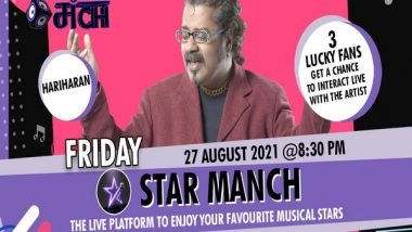 Business News | The Move from Performing On-ground to Now Performing LIVE on Digital Platforms Has Been Immersive and Delightful: Hariharan